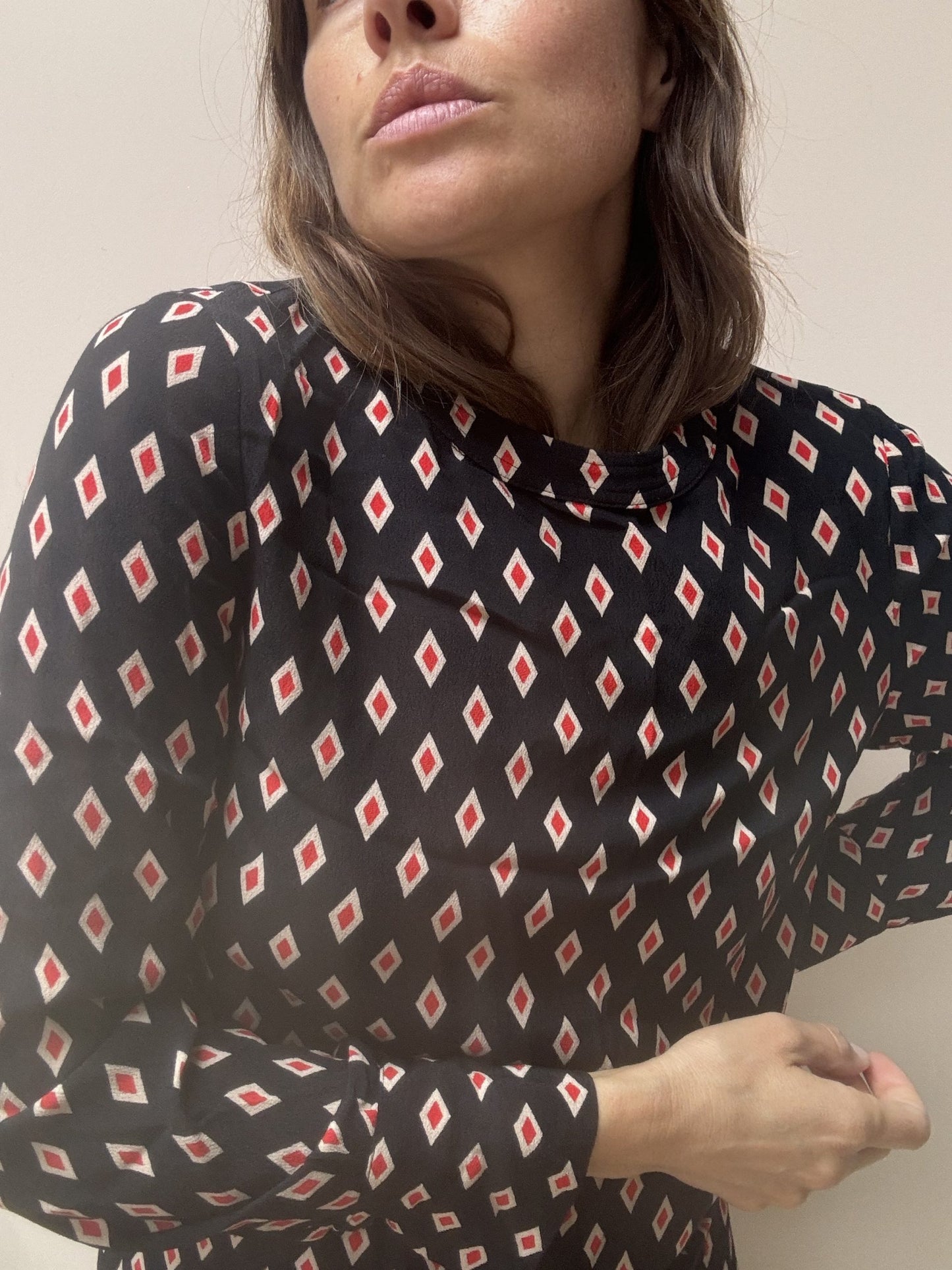 Geometric patterned dress size 10